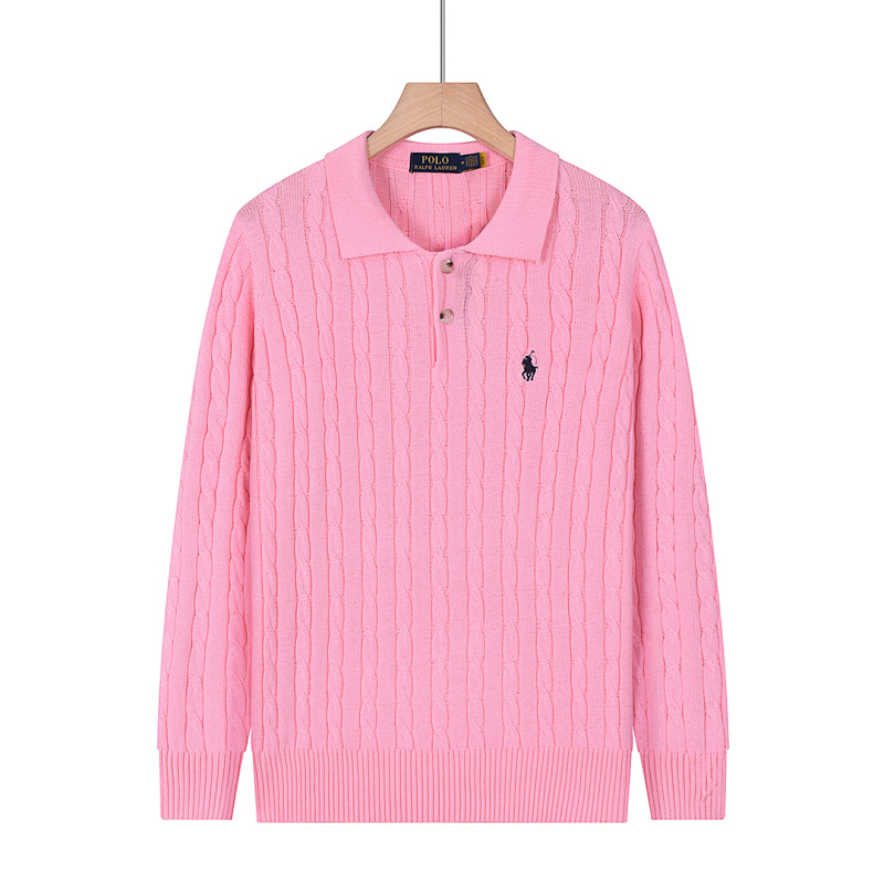 Ralph Lauren Cable-Knit Cotton Polo Sweater · A2569 — תמונה 3