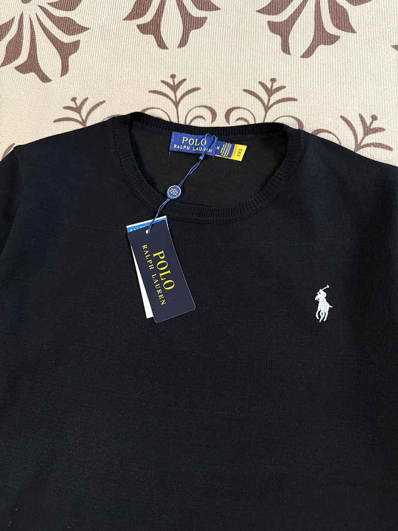 Ralph Lauren Ribbed Cotton Short Sleeve Sweater · A3074 — תמונה 19
