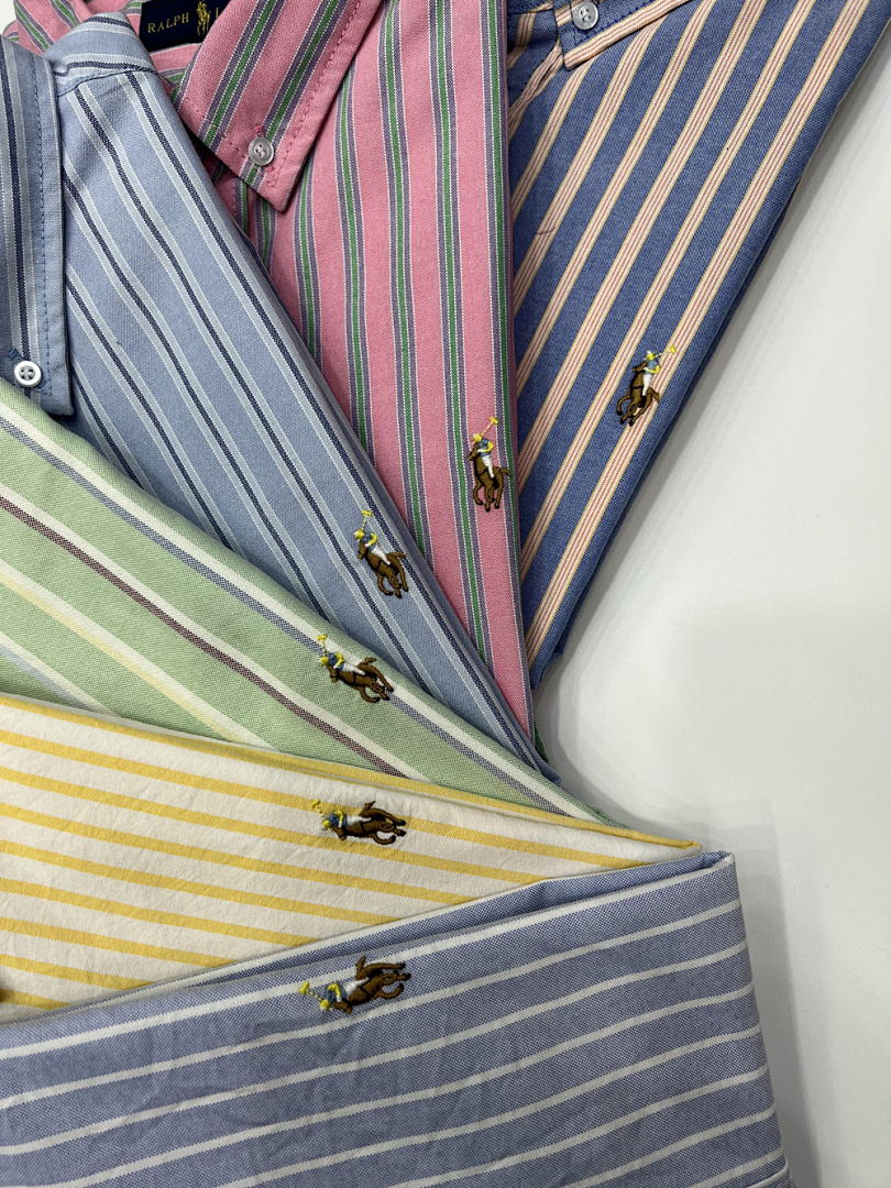 Ralph Lauren Striped Oxford Shirt · A2309 — תמונה 22