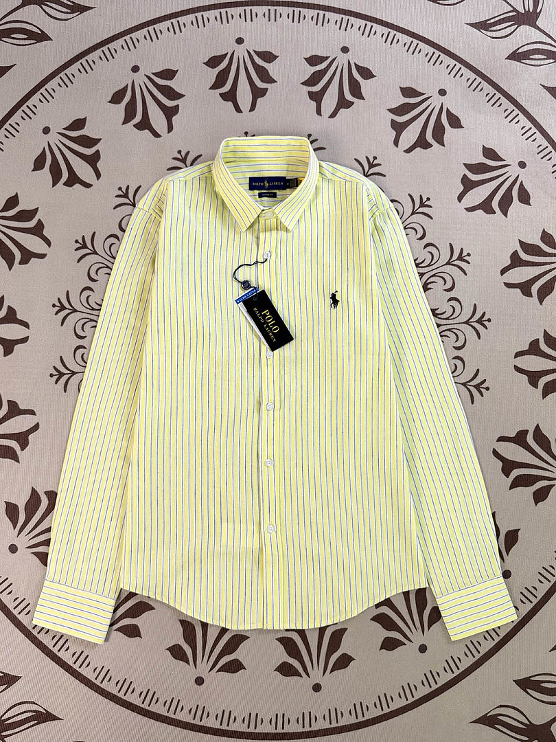 Ralph Lauren Classic Fit Striped Linen Shirt · A3124 — תמונה 22