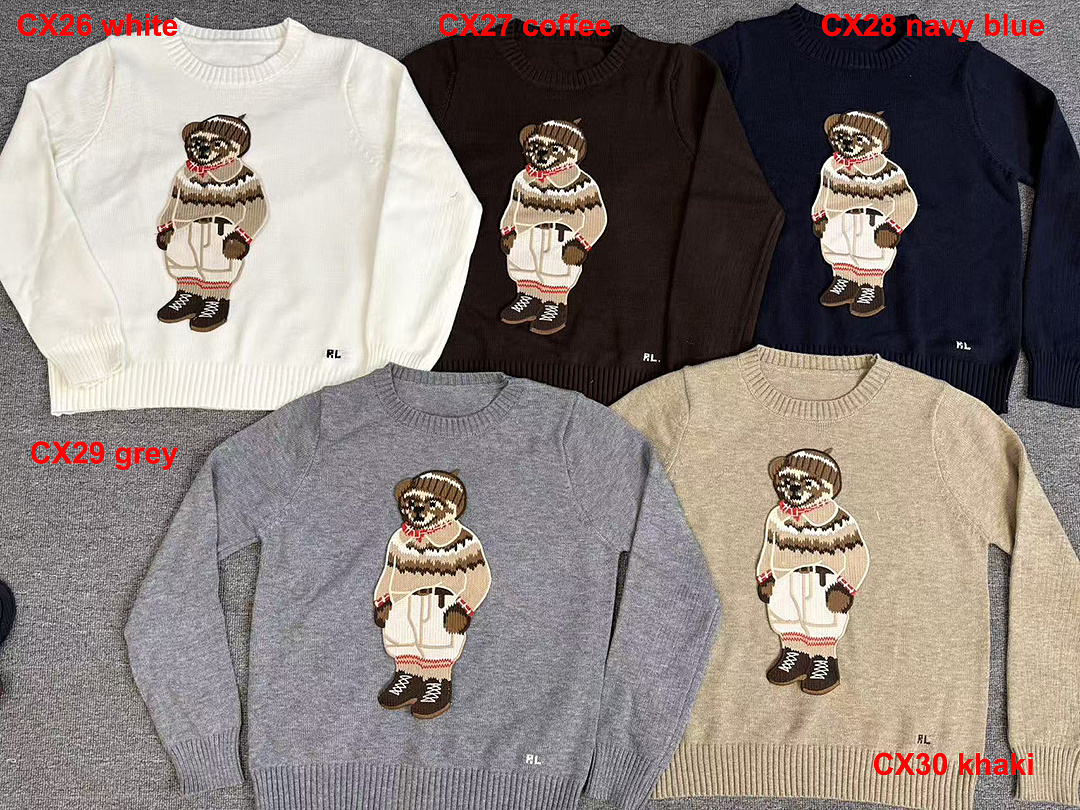 Ralph Lauren Polo Bear Cotton Crewneck Sweater · A3396 — תמונה 88