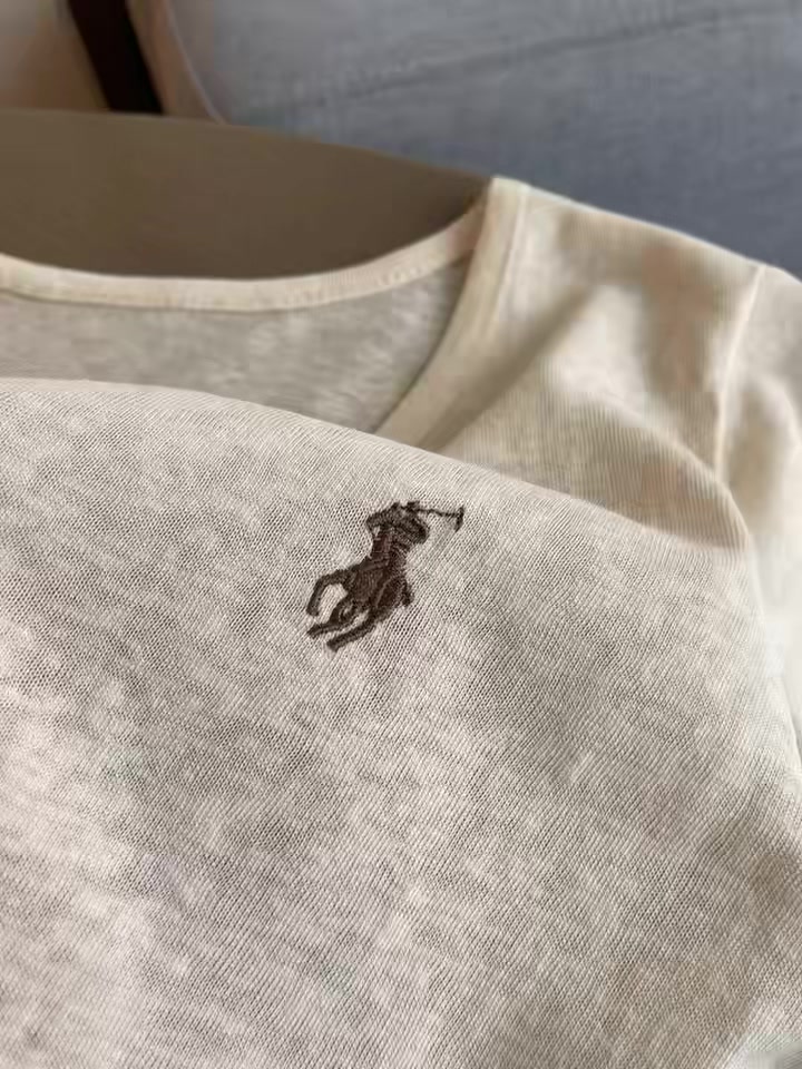 Ralph Lauren Shrunken Fit Jersey Long-Sleeve Tee · A3136 — תמונה 2