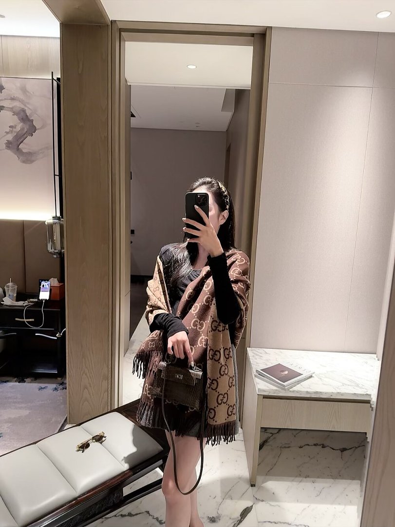 Gucci GG wool scarf · ZT13906 — תמונה 23