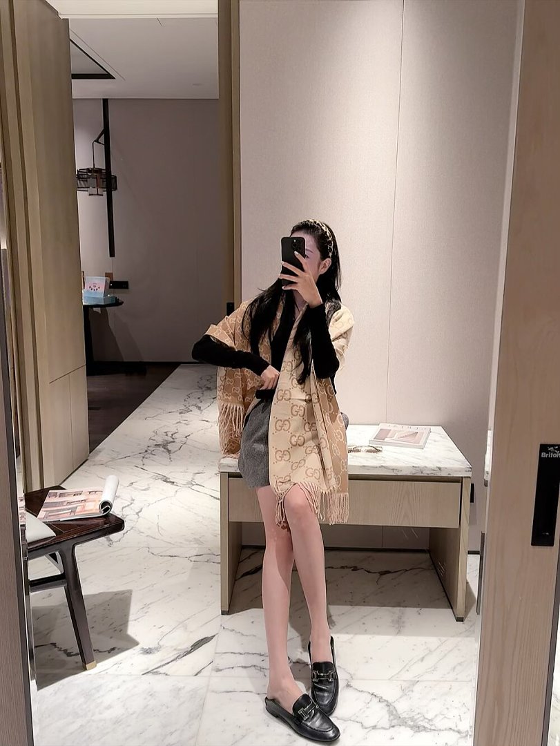 Gucci GG wool scarf · ZT13906 — תמונה 9