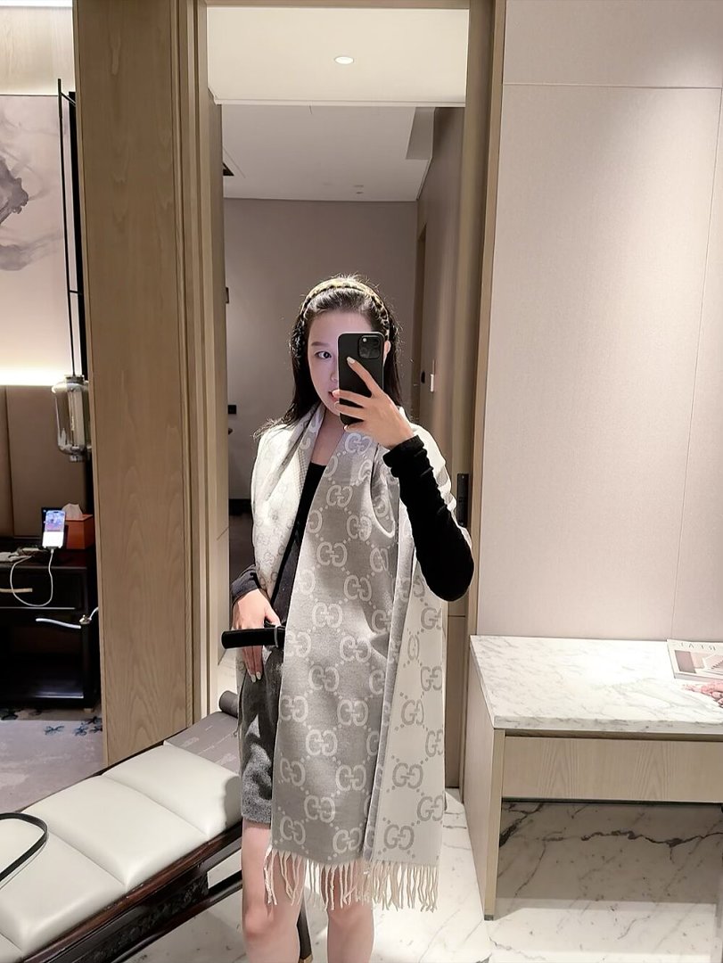 Gucci GG wool scarf · ZT13906 — תמונה 15