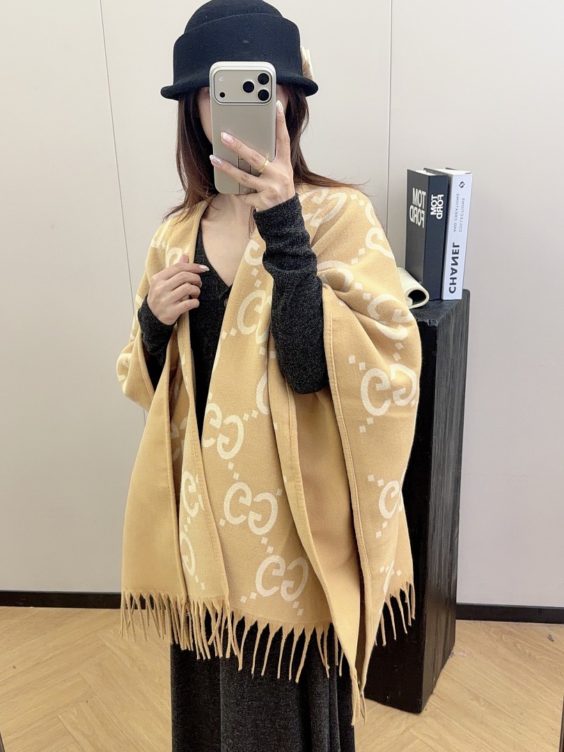 Gucci GG wool jacquard cape in · ZT13940 — תמונה 4