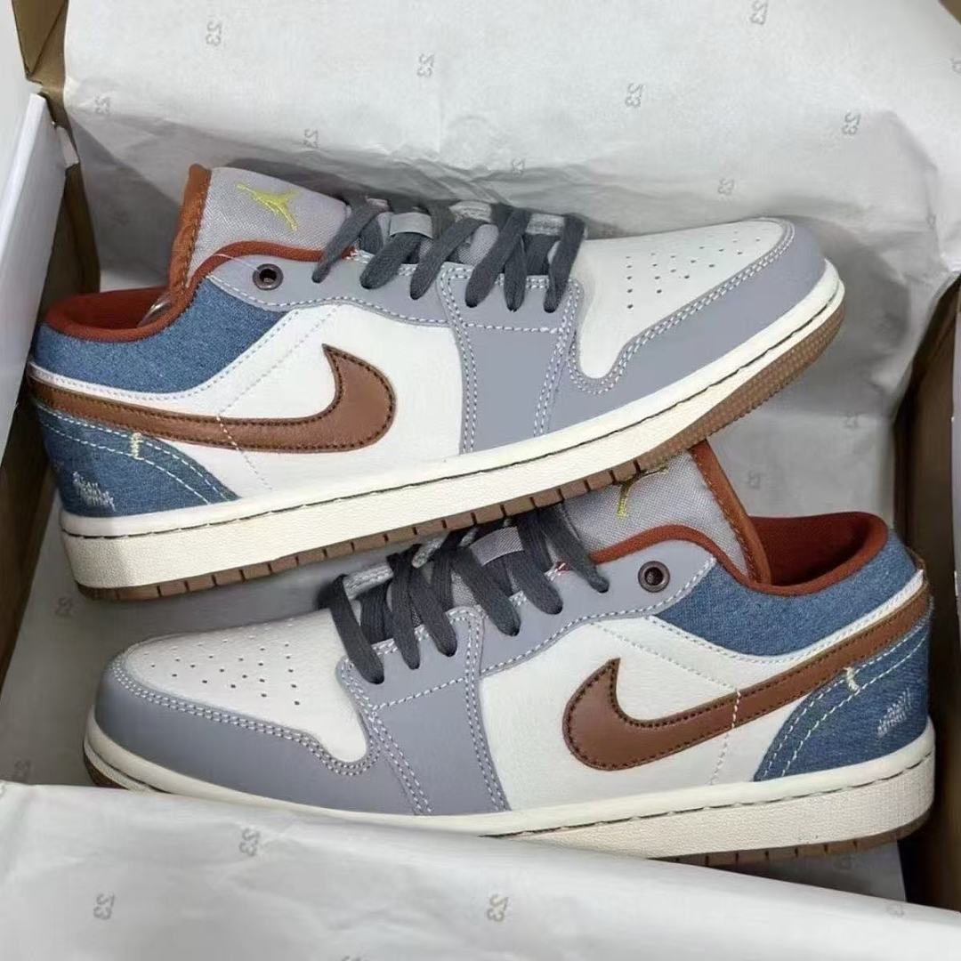 Nike Jordan 1 Low Phantom Denim · ZT14160 — תמונה 7