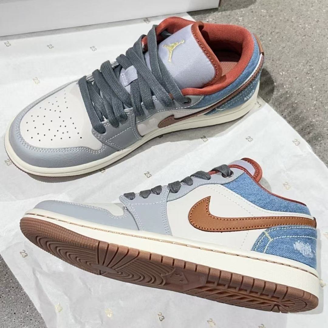 Nike Jordan 1 Low Phantom Denim · ZT14160 — תמונה 3