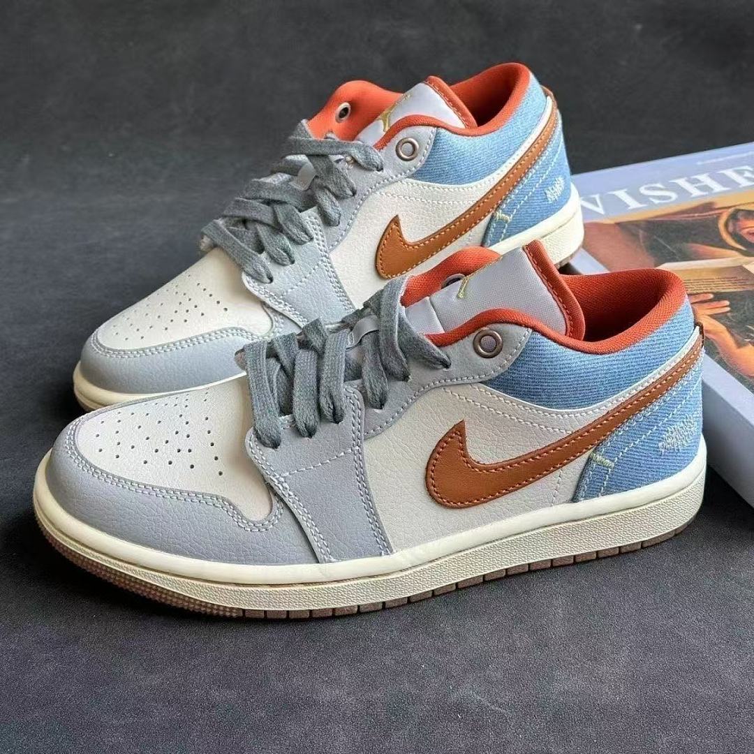 Nike Jordan 1 Low Phantom Denim · ZT14160 — תמונה 30