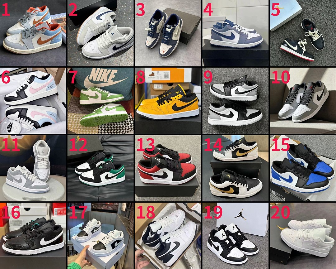 Nike Jordan 1 Low Phantom Denim · ZT14160 — תמונה 31