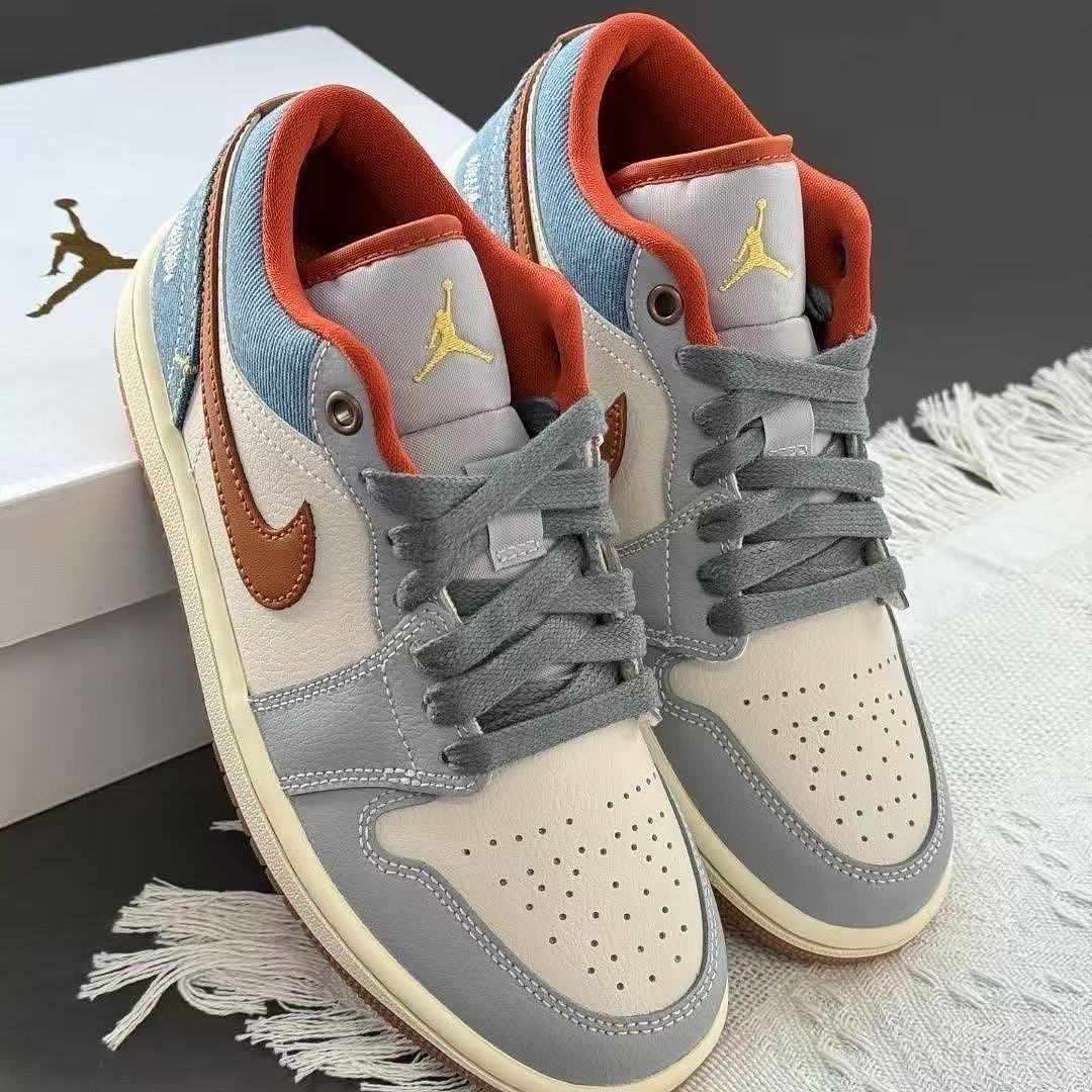 Nike Jordan 1 Low Phantom Denim · ZT14160 — תמונה 5
