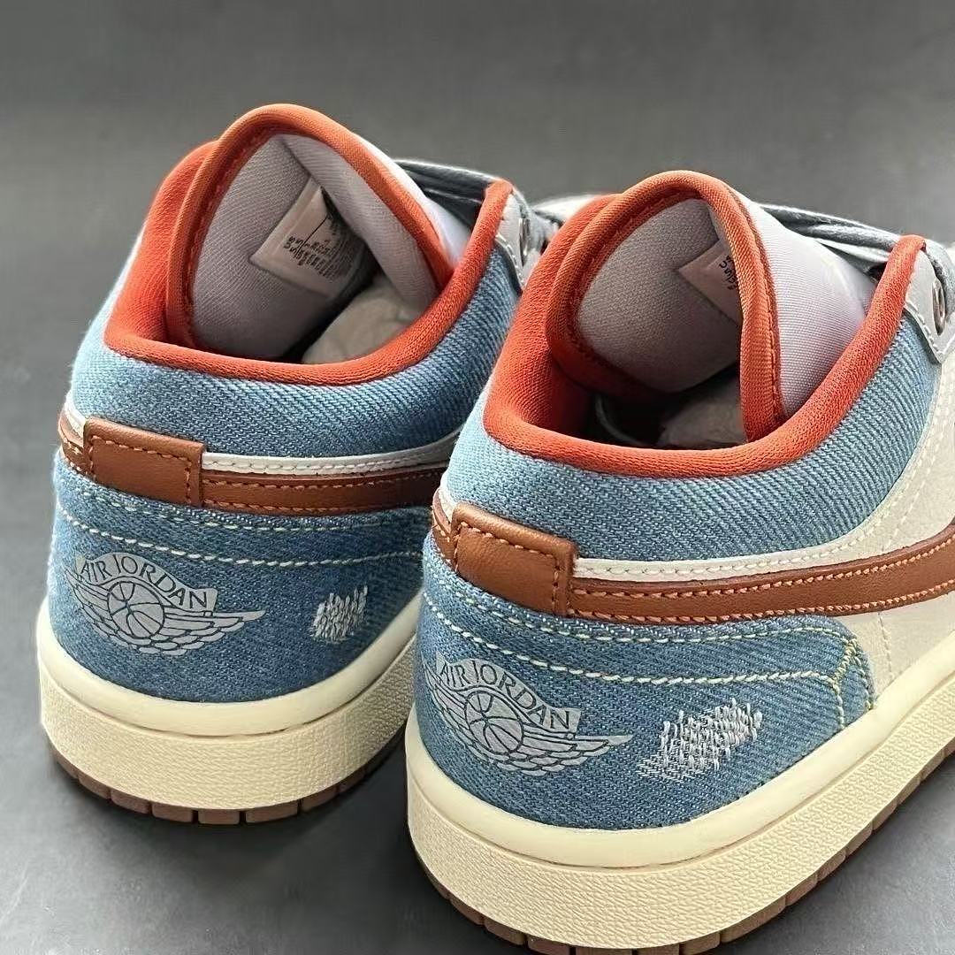 Nike Jordan 1 Low Phantom Denim · ZT14160 — תמונה 4