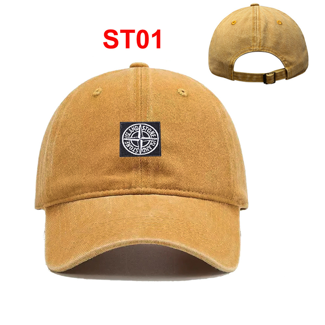 Stone Island Baseball Cap with Compass patch · A3190