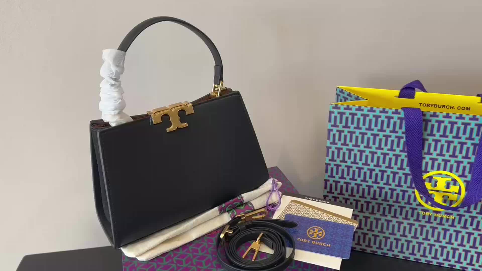 Tory Burch Leather Satchel · 4713 — תמונה 2