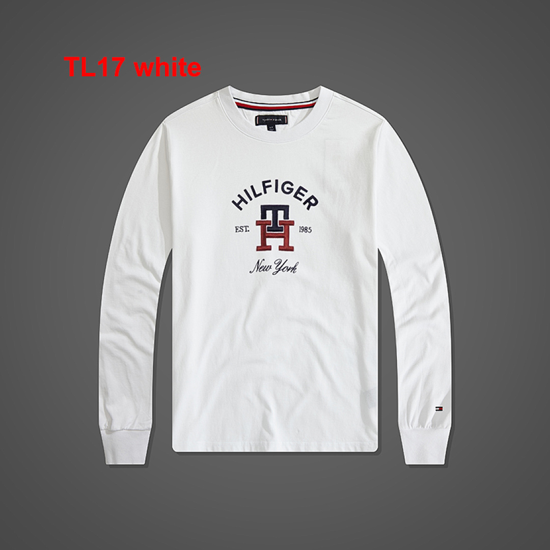 Tommy Hilfiger Hilfiger Logo Long-Sleeve T-Shirt · A731 — תמונה 5