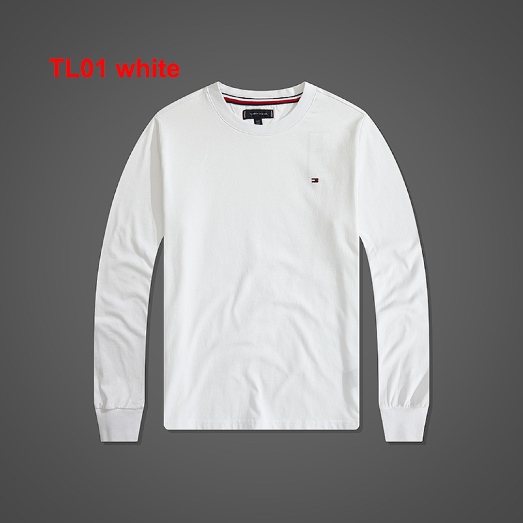 Tommy Hilfiger Hilfiger Logo Long-Sleeve T-Shirt · A731 — תמונה 15