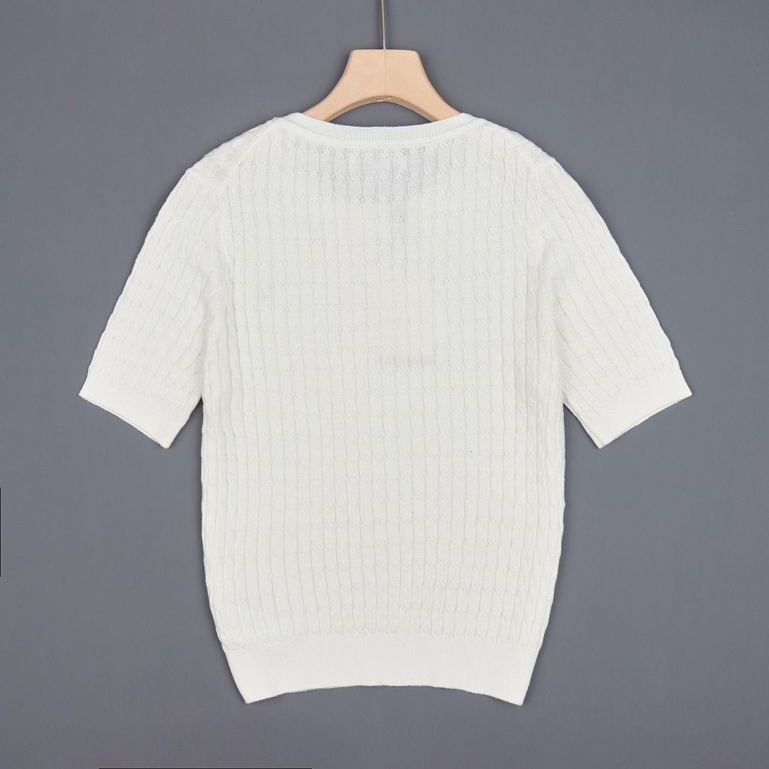 Tommy Hilfiger Short-Sleeve Cable Knit Sweater · A3287 — תמונה 15