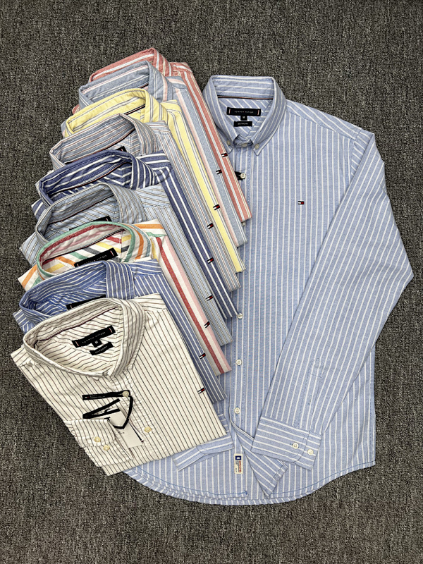 Tommy Hilfiger Regular Fit Stripe Oxford Shirt · A2700 — תמונה 34