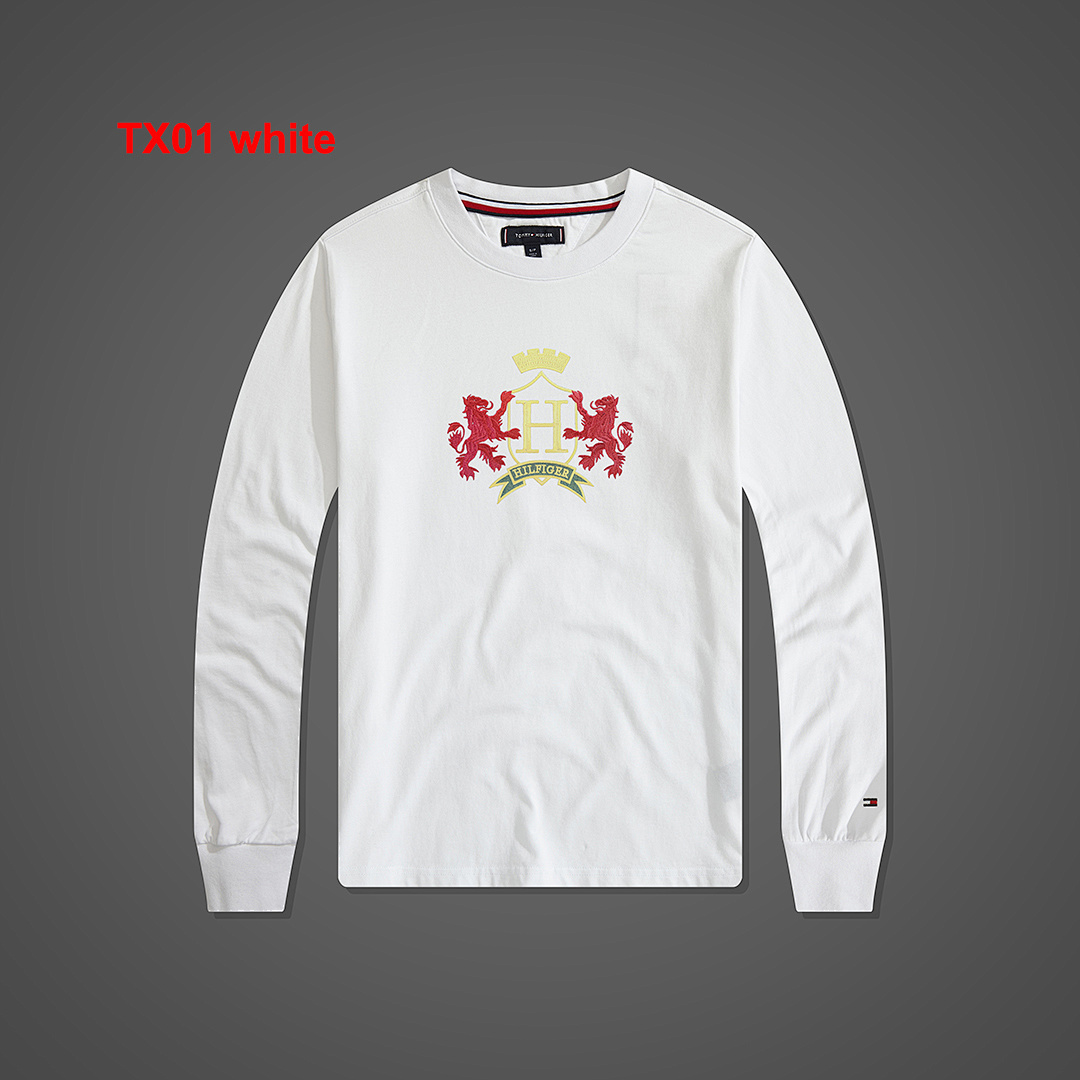 Tommy Hilfiger Slim Logo Long Sleeve T-Shirt · A2531 — תמונה 34