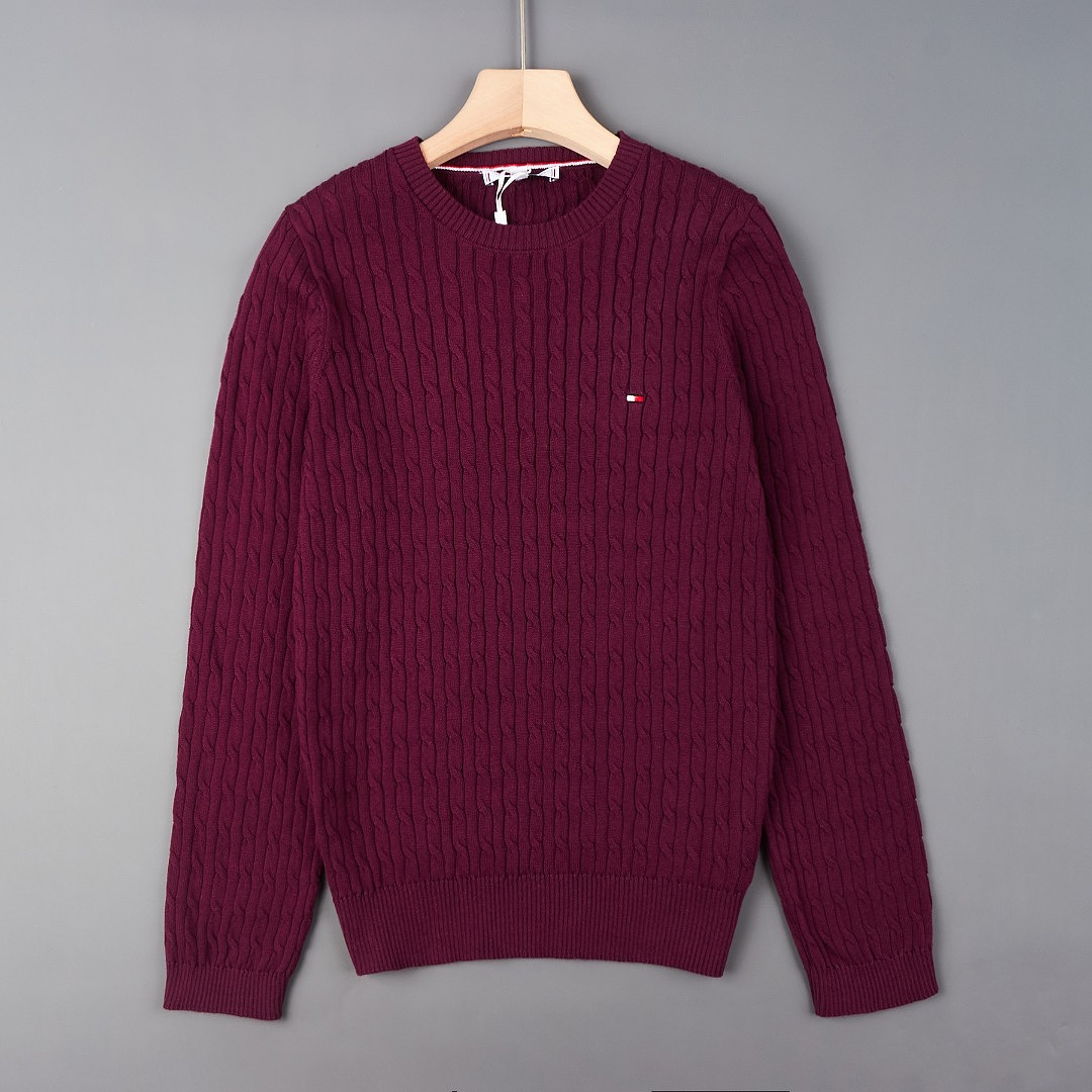 Tommy Hilfiger Cable Knit Crewneck Sweater · A3423 — תמונה 17
