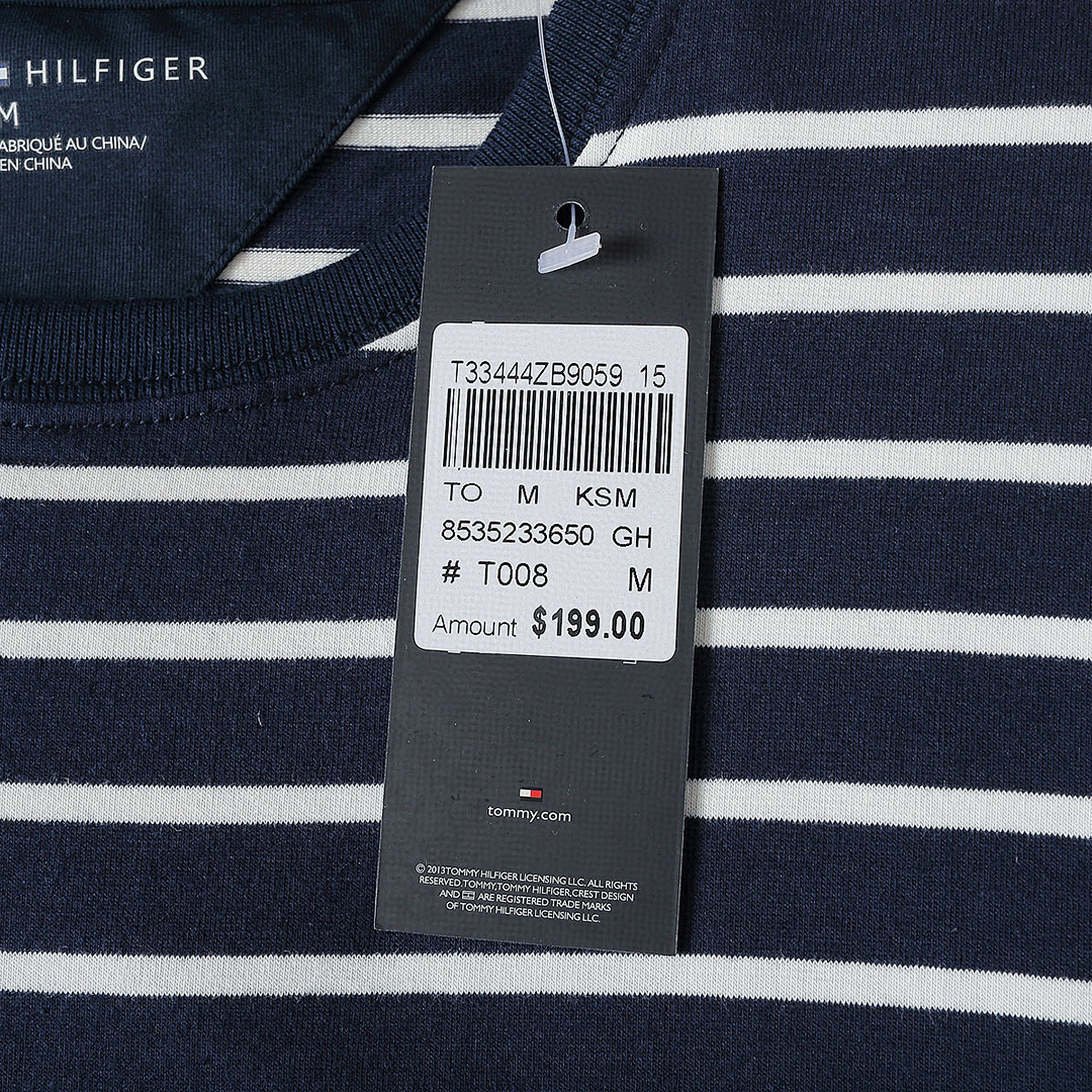Tommy Hilfiger Slim Fit Premium Stretch Stripe · A2436 — תמונה 7