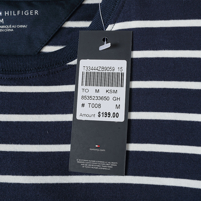 Tommy Hilfiger Slim Fit Premium Stretch Stripe · A2436 — תמונה 8