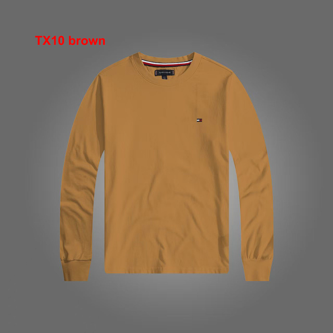 Tommy Hilfiger Slim Logo Long Sleeve T-Shirt · A2531 — תמונה 25