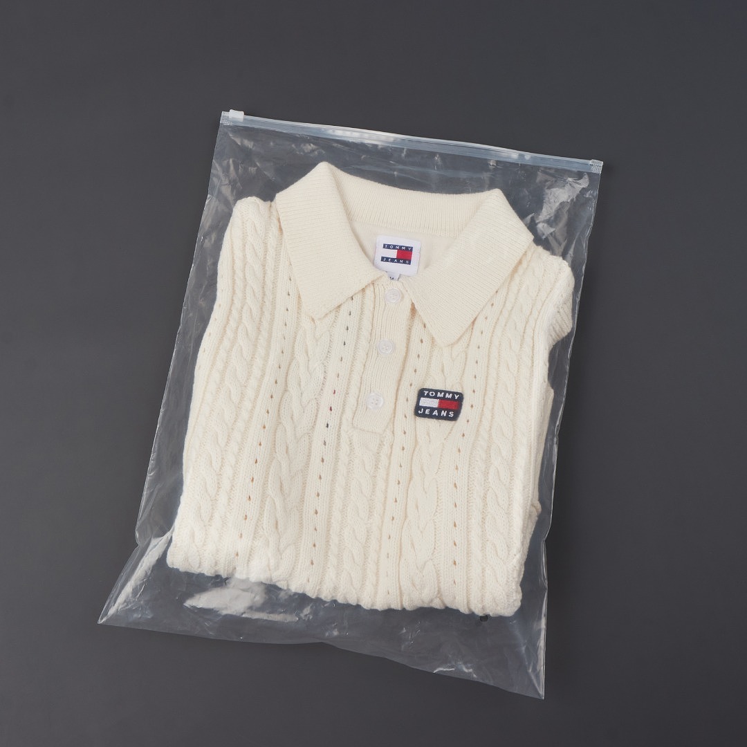 Tommy Hilfiger Tommy Badge Washed Cable Knit · A3375 — תמונה 2