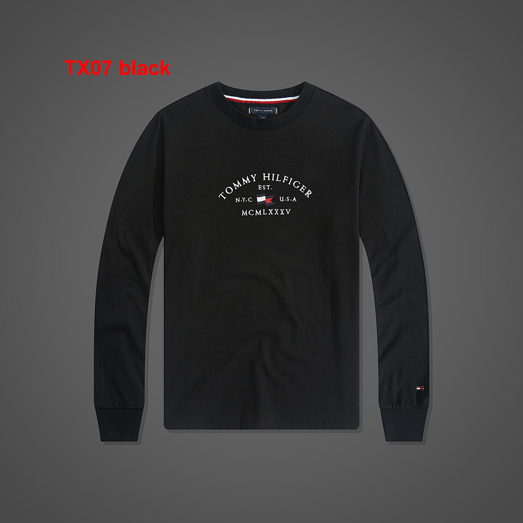 Tommy Hilfiger Slim Logo Long Sleeve T-Shirt · A2531 — תמונה 28