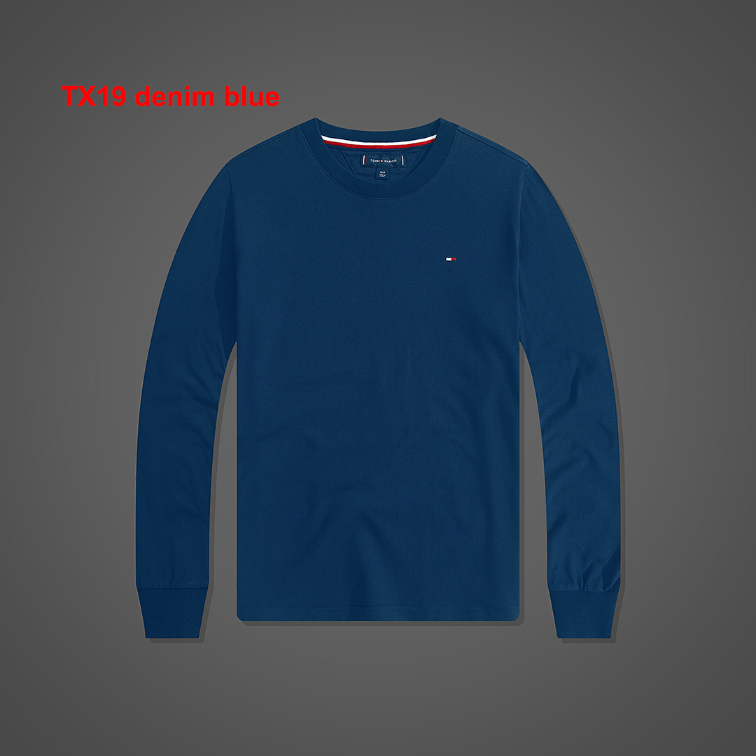 Tommy Hilfiger Slim Logo Long Sleeve T-Shirt · A2531 — תמונה 17