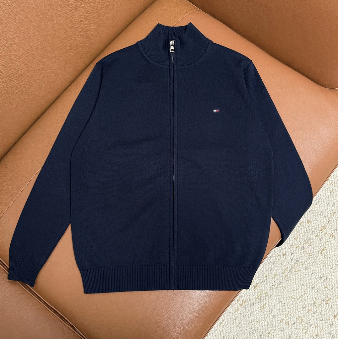 Tommy Hilfiger Zip-Thru Mock Neck Jumper · A3388 — תמונה 10