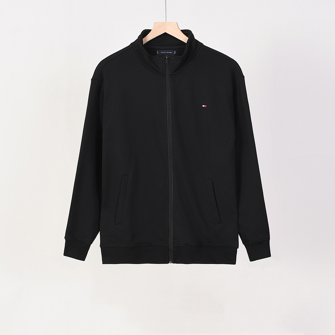 Tommy Hilfiger Stand-Up Collar Zip-Thru Fleece Sweatshirt · A2621 — תמונה 19