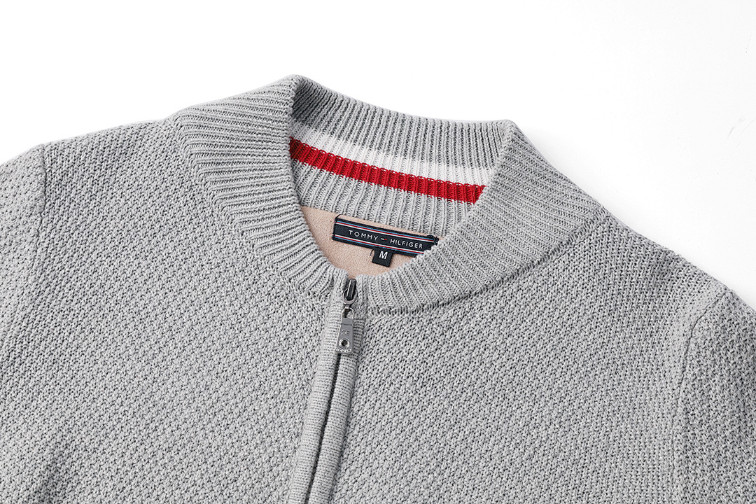 Tommy Hilfiger Cotton Zip Baseball Cardigan · A2794 — תמונה 21