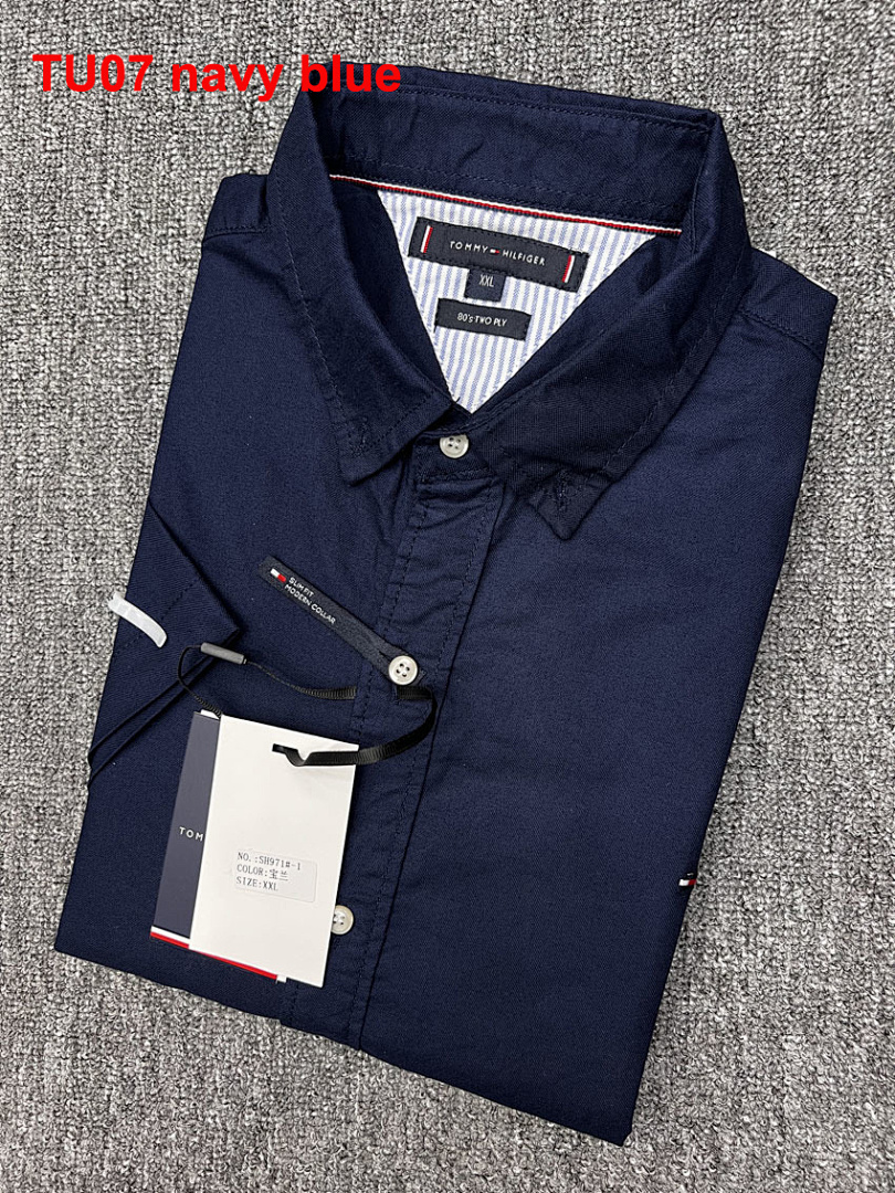 Tommy Hilfiger Regular Fit Short-Sleeve Oxford Shirt · A1540 — תמונה 10