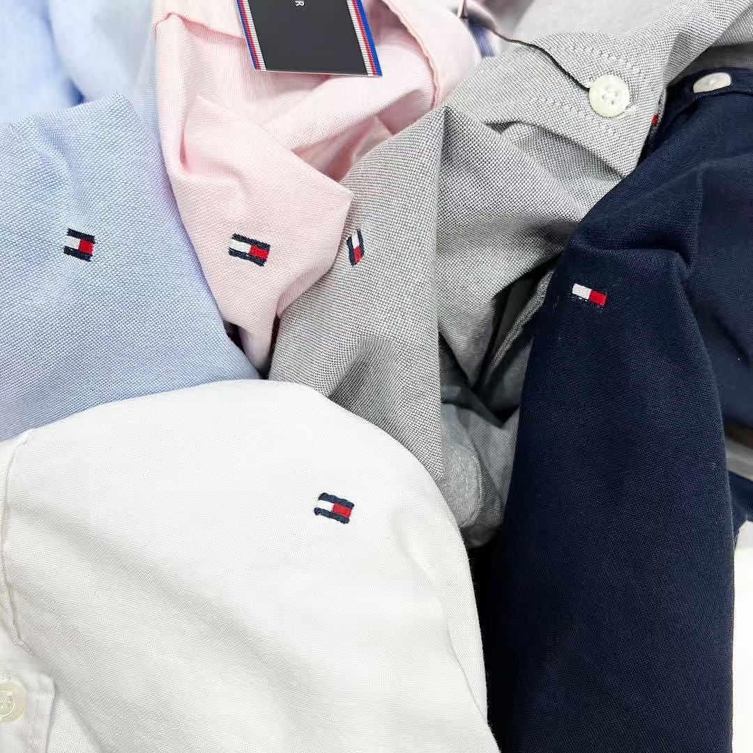 Tommy Hilfiger Regular Fit Short-Sleeve Oxford Shirt · A3202 — תמונה 10