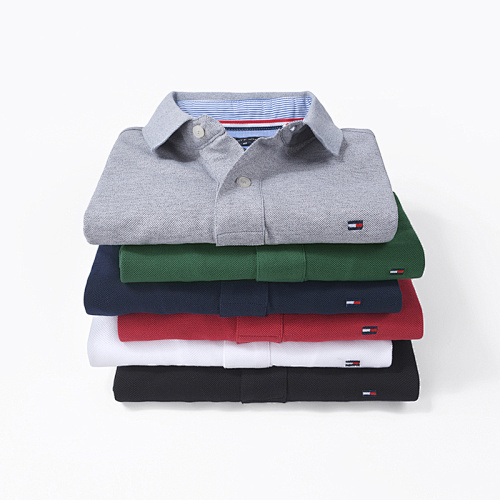 Tommy Hilfiger Slim Fit Lightweight Pique Knit · A1186