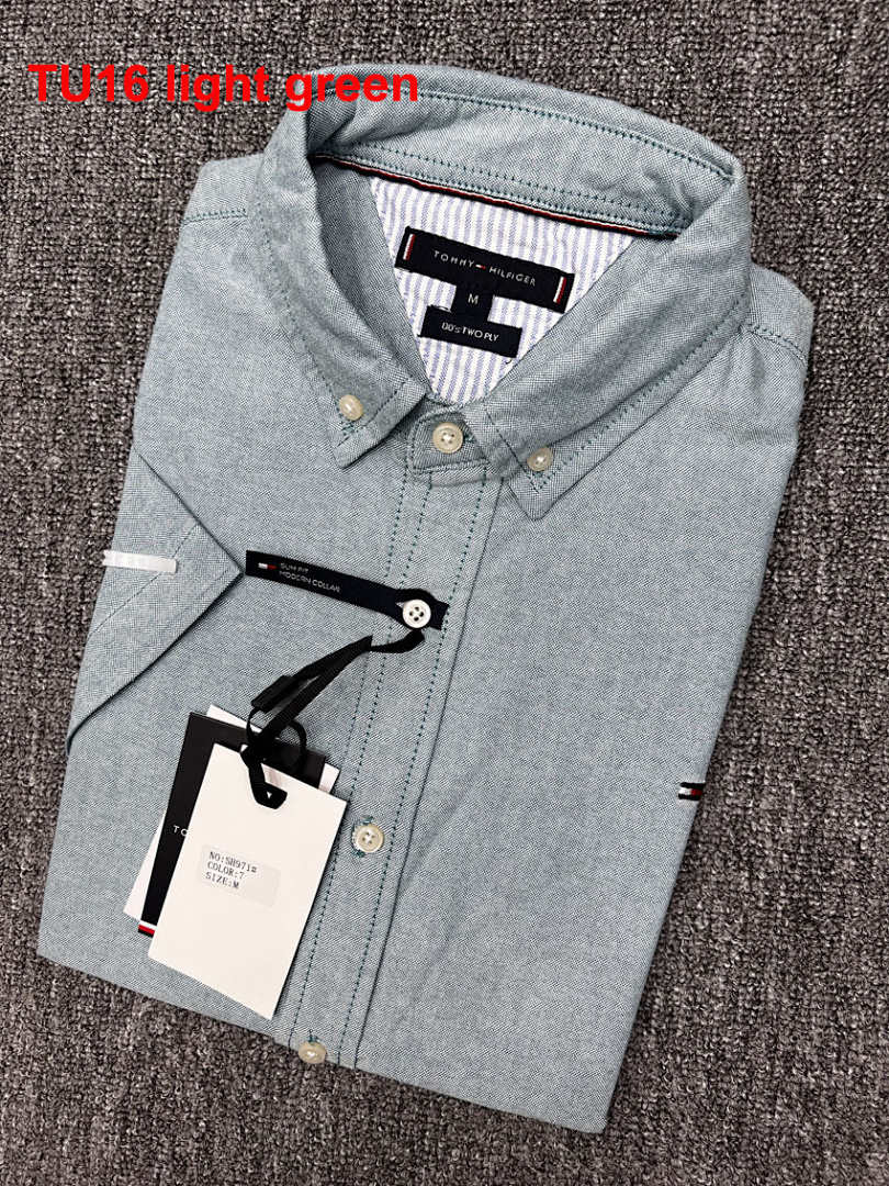 Tommy Hilfiger Regular Fit Short-Sleeve Oxford Shirt · A1540 — תמונה 3