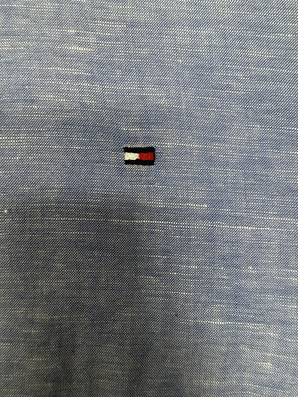 Tommy Hilfiger Regular Fit Band Collar Linen · A3271 — תמונה 15
