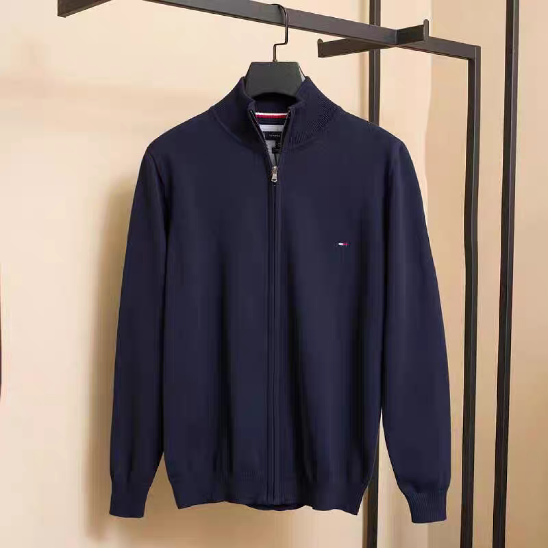Tommy Hilfiger Zip-Thru Mock Neck Jumper · A3388 — תמונה 4