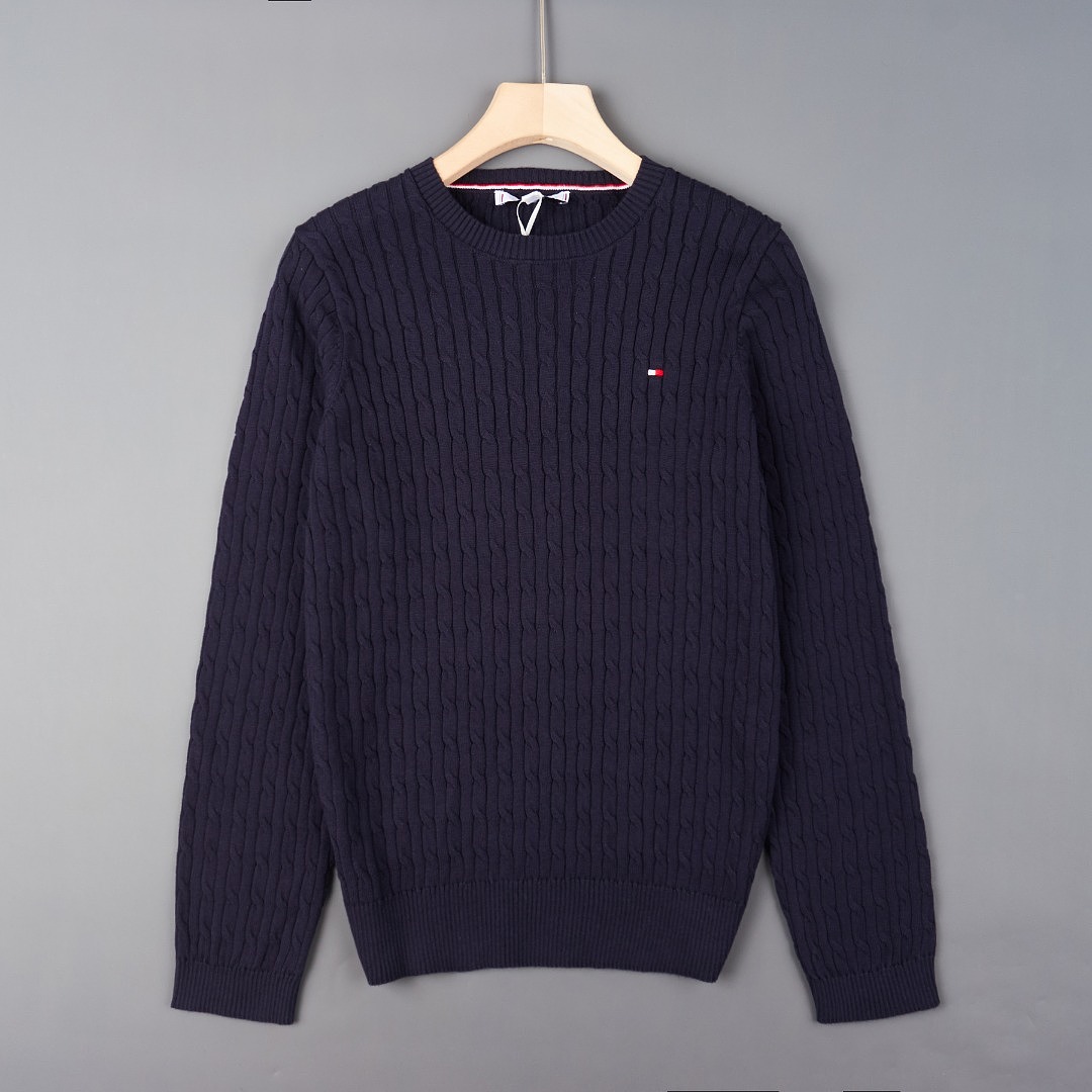 Tommy Hilfiger Cable Knit Crewneck Sweater · A3423 — תמונה 18