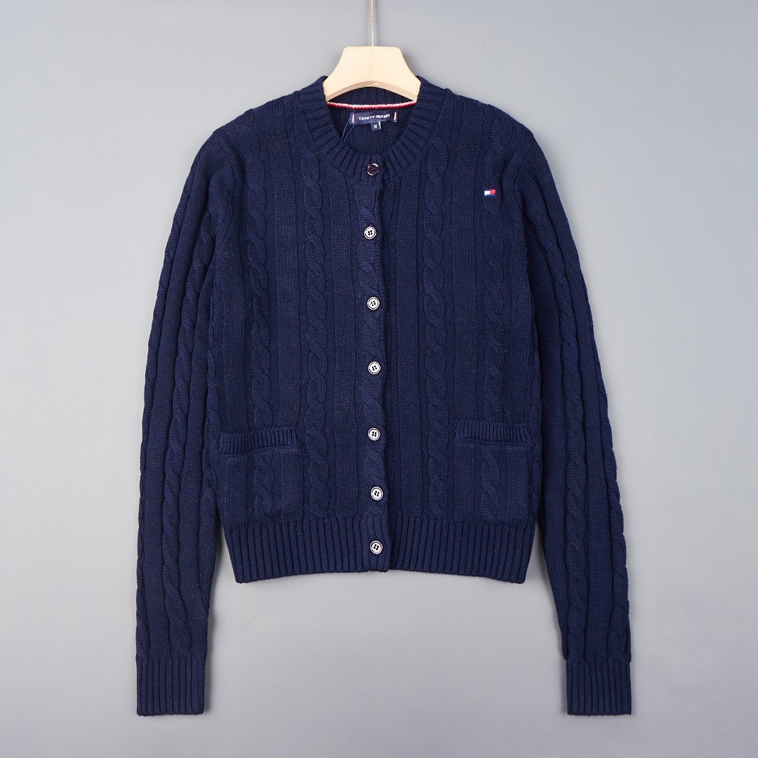 Tommy Hilfiger Cable Knit Cardigan · A3404 — תמונה 18