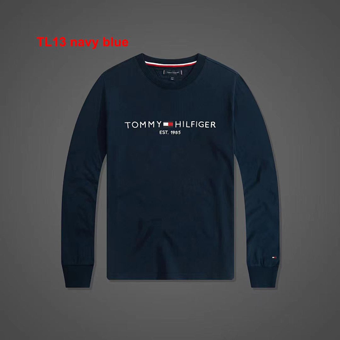Tommy Hilfiger Hilfiger Logo Long-Sleeve T-Shirt · A731 — תמונה 7