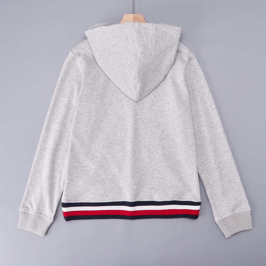 Tommy Hilfiger Signature Stripe Hem Zip Hoodie · A3391 — תמונה 22