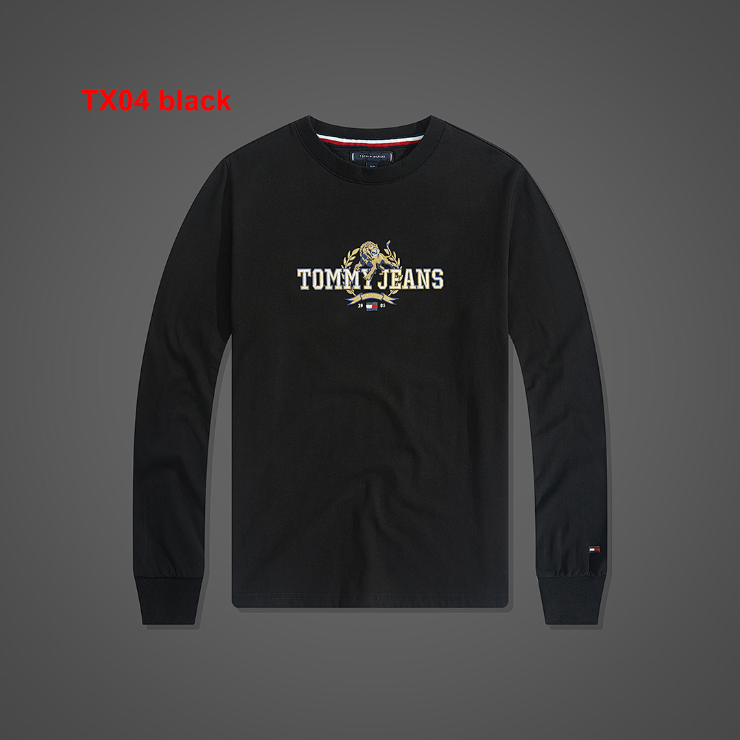 Tommy Hilfiger Slim Logo Long Sleeve T-Shirt · A2531 — תמונה 31