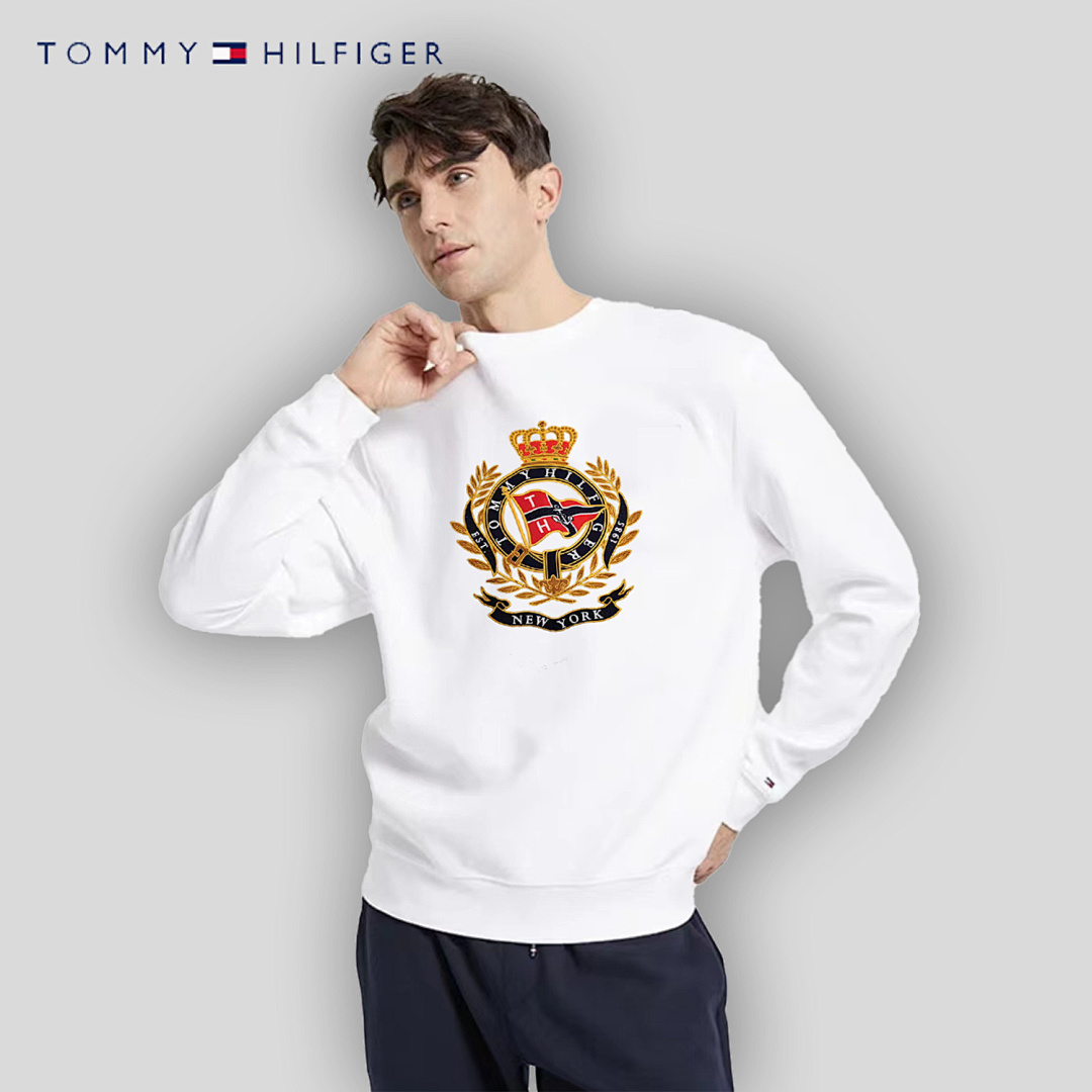 Tommy Hilfiger Crest Logo Fleece Sweatshirt · A2738 — תמונה 52