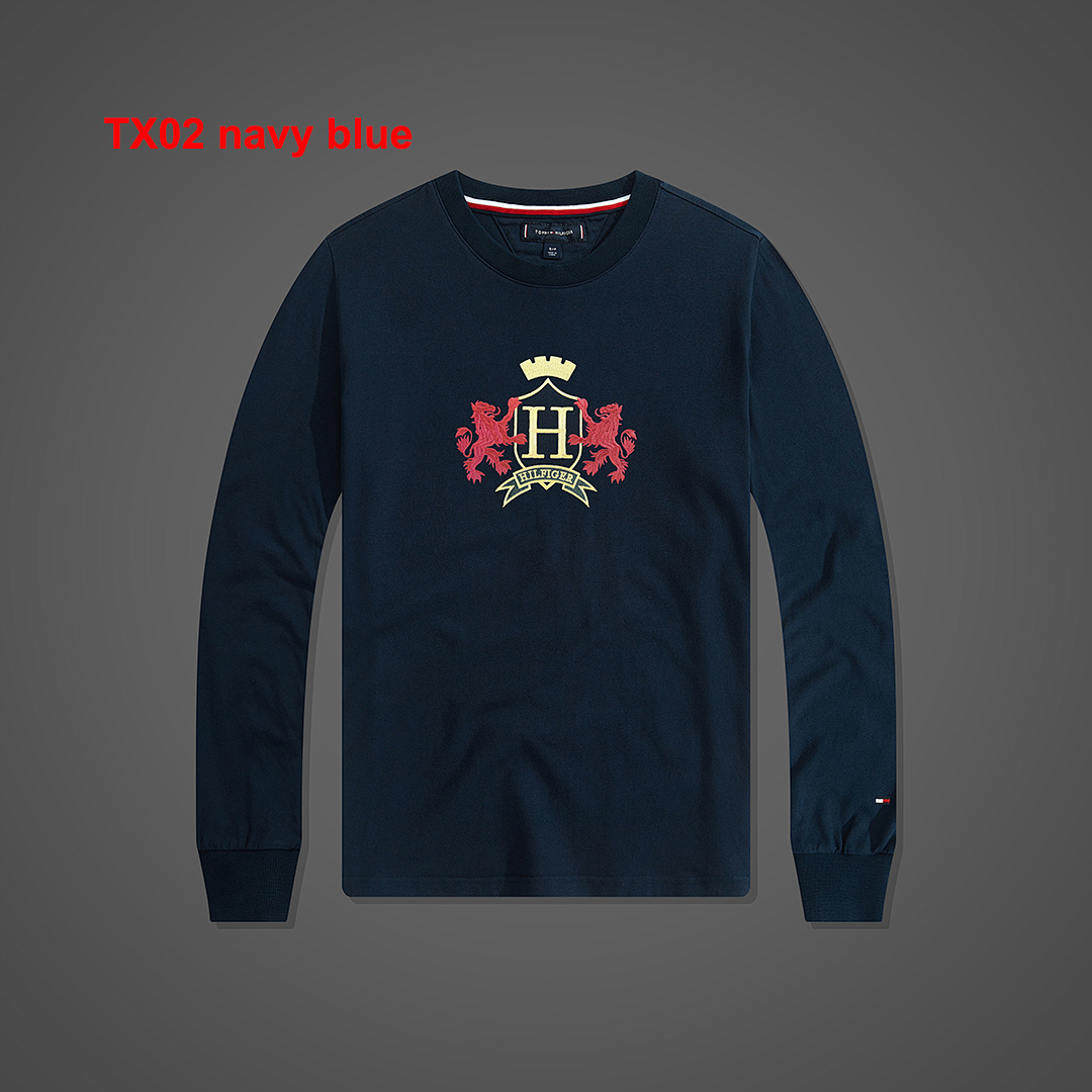 Tommy Hilfiger Slim Logo Long Sleeve T-Shirt · A2531 — תמונה 33