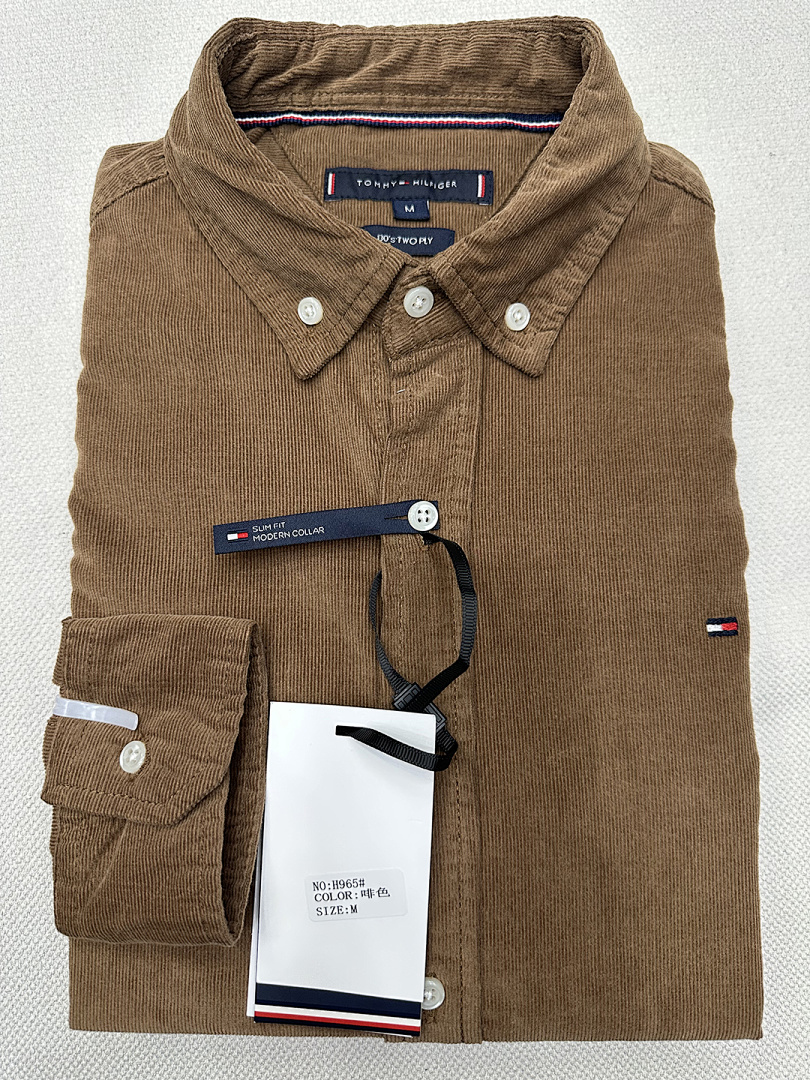 Tommy Hilfiger Regular Fit Corduroy Shirt · A1791 — תמונה 12