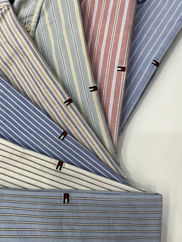 Tommy Hilfiger Regular Fit Stripe Stretch Oxford · A2311 — תמונה 22