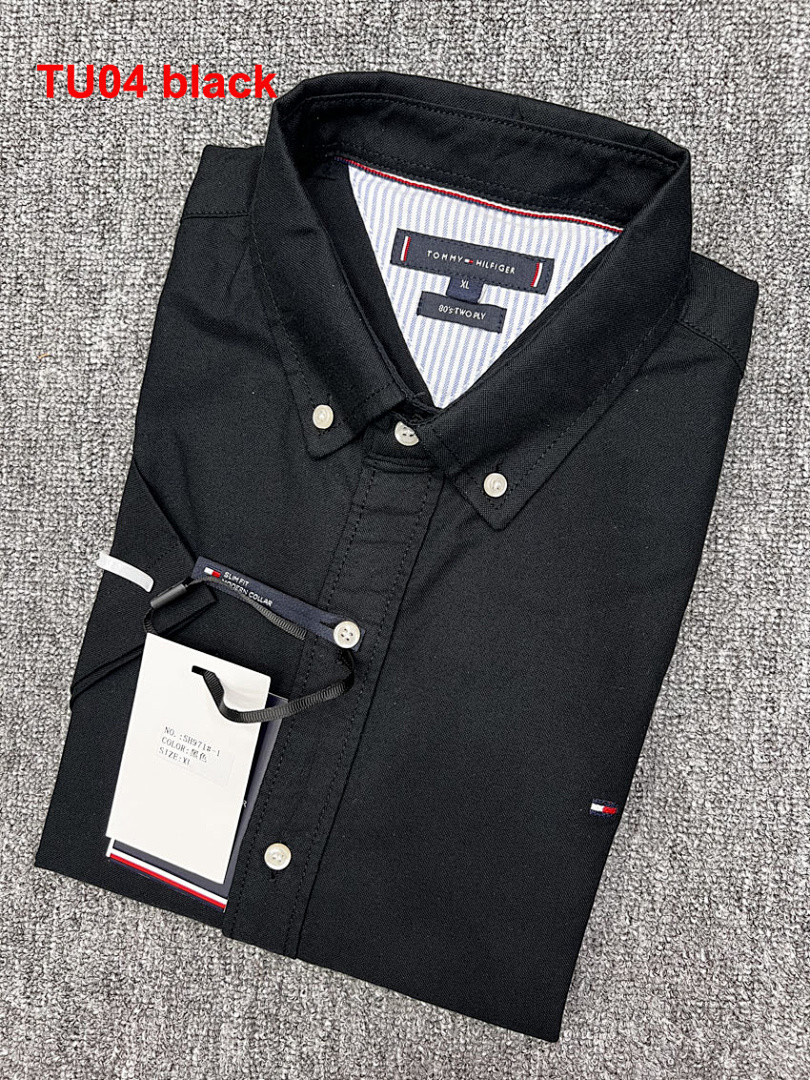 Tommy Hilfiger Regular Fit Short-Sleeve Oxford Shirt · A1540 — תמונה 12