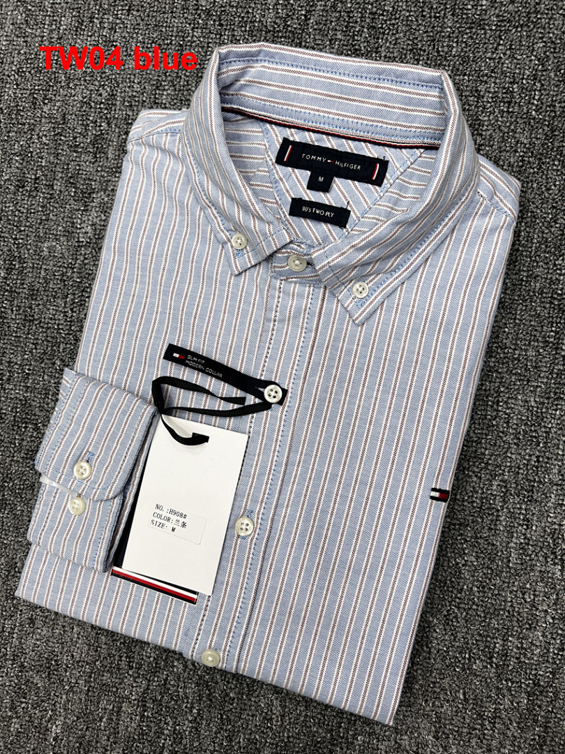 Tommy Hilfiger Regular Fit Stripe Oxford Shirt · A2700 — תמונה 8